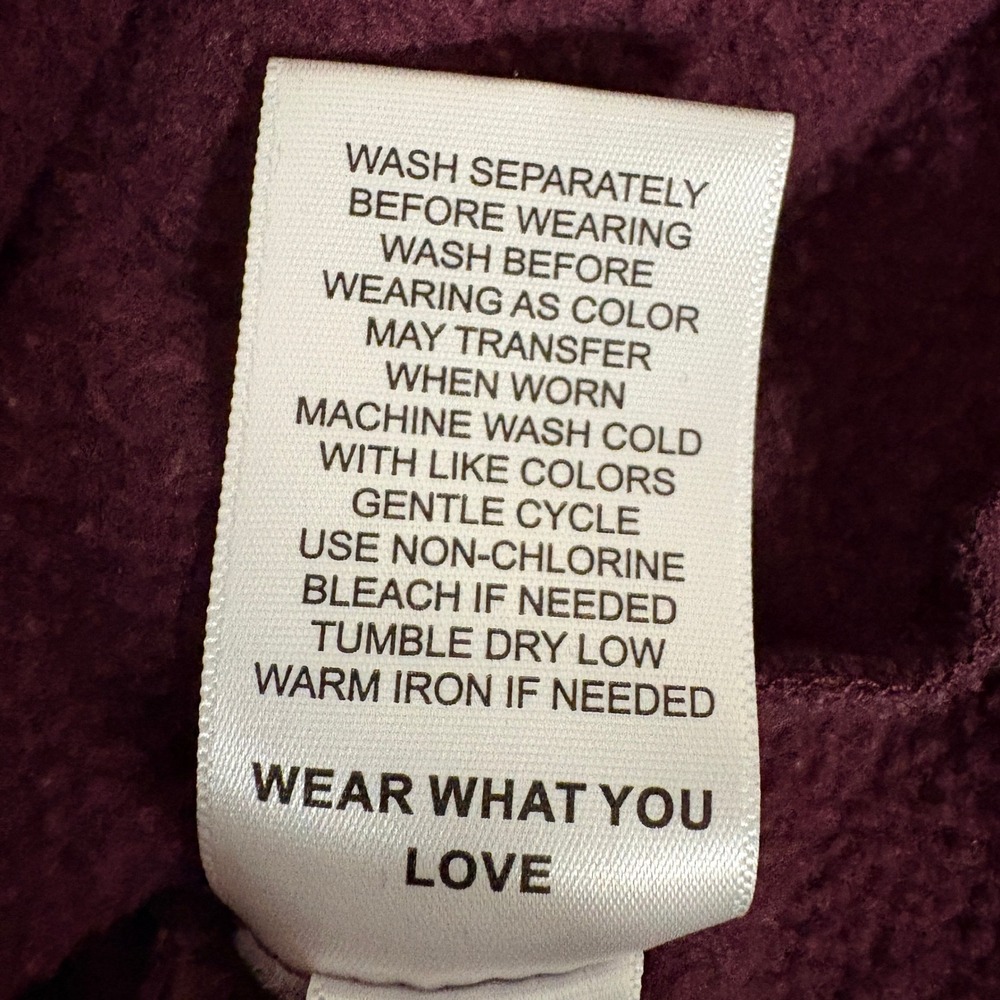 Torrid Super Soft Fleece Joggers Burgundy Plus Size 3 - Picture 6 of 6